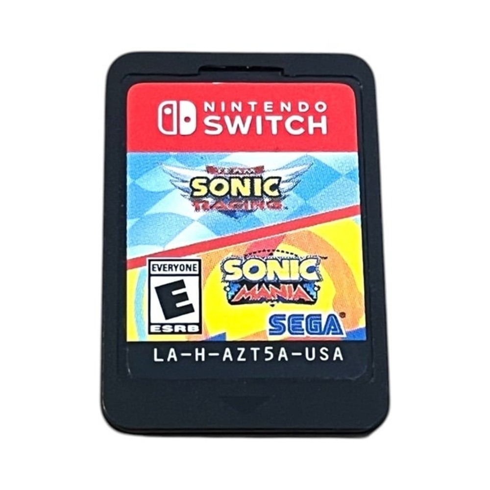 Sonic mania and Team Sonic Racing Nintendo Switch